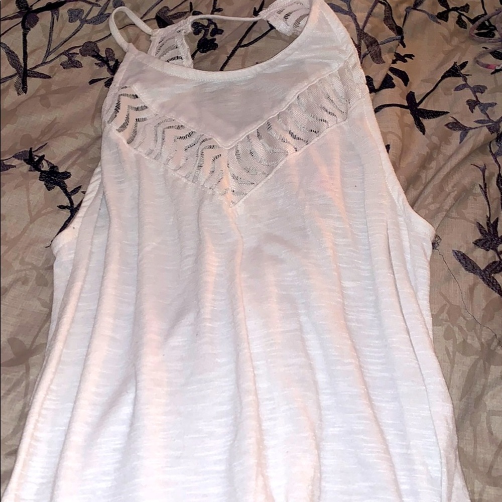 White swimsuit cover-up